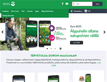Tablet Screenshot of doro.fi