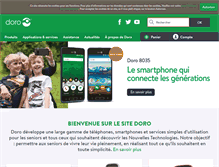 Tablet Screenshot of doro.fr