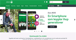 Desktop Screenshot of doro.se